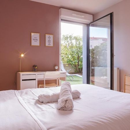 Superbe Appartement Terrasse Rdc - New Location Bourg-en-Bresse Dış mekan fotoğraf