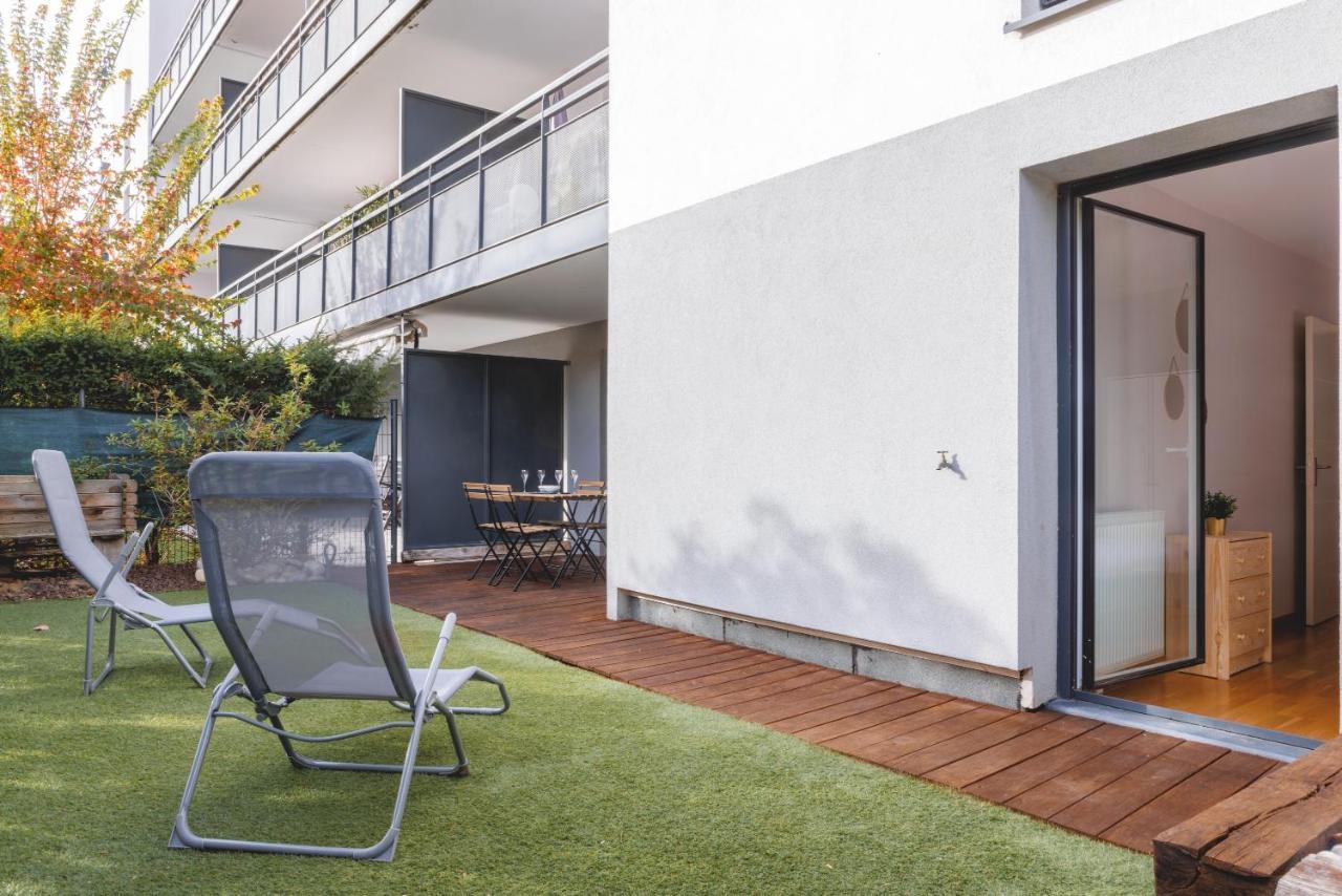 Superbe Appartement Terrasse Rdc - New Location Bourg-en-Bresse Dış mekan fotoğraf