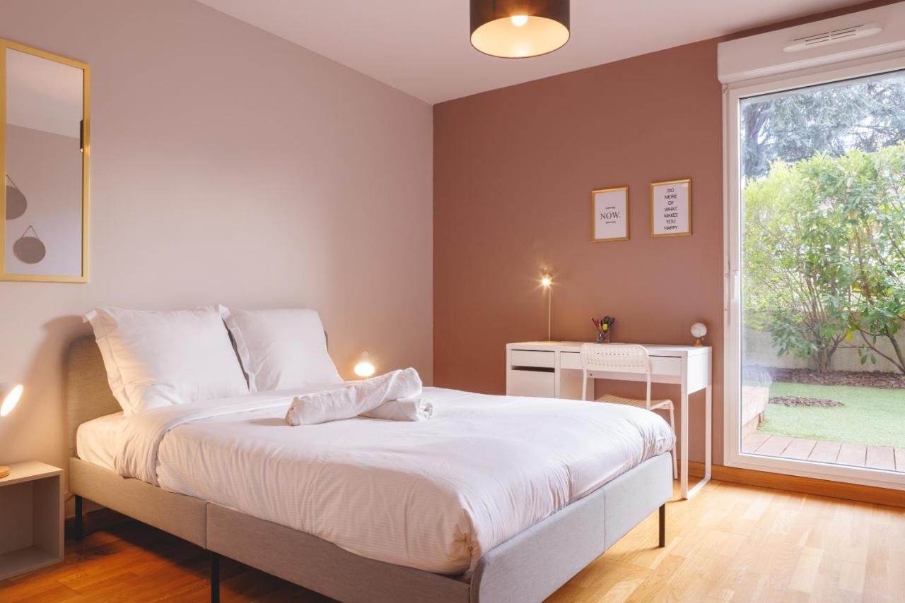 Superbe Appartement Terrasse Rdc - New Location Bourg-en-Bresse Dış mekan fotoğraf
