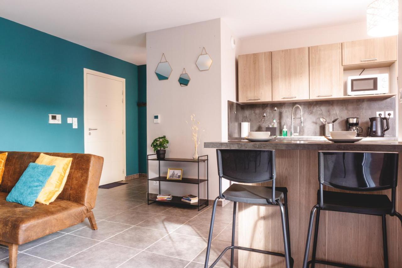 Superbe Appartement Terrasse Rdc - New Location Bourg-en-Bresse Dış mekan fotoğraf