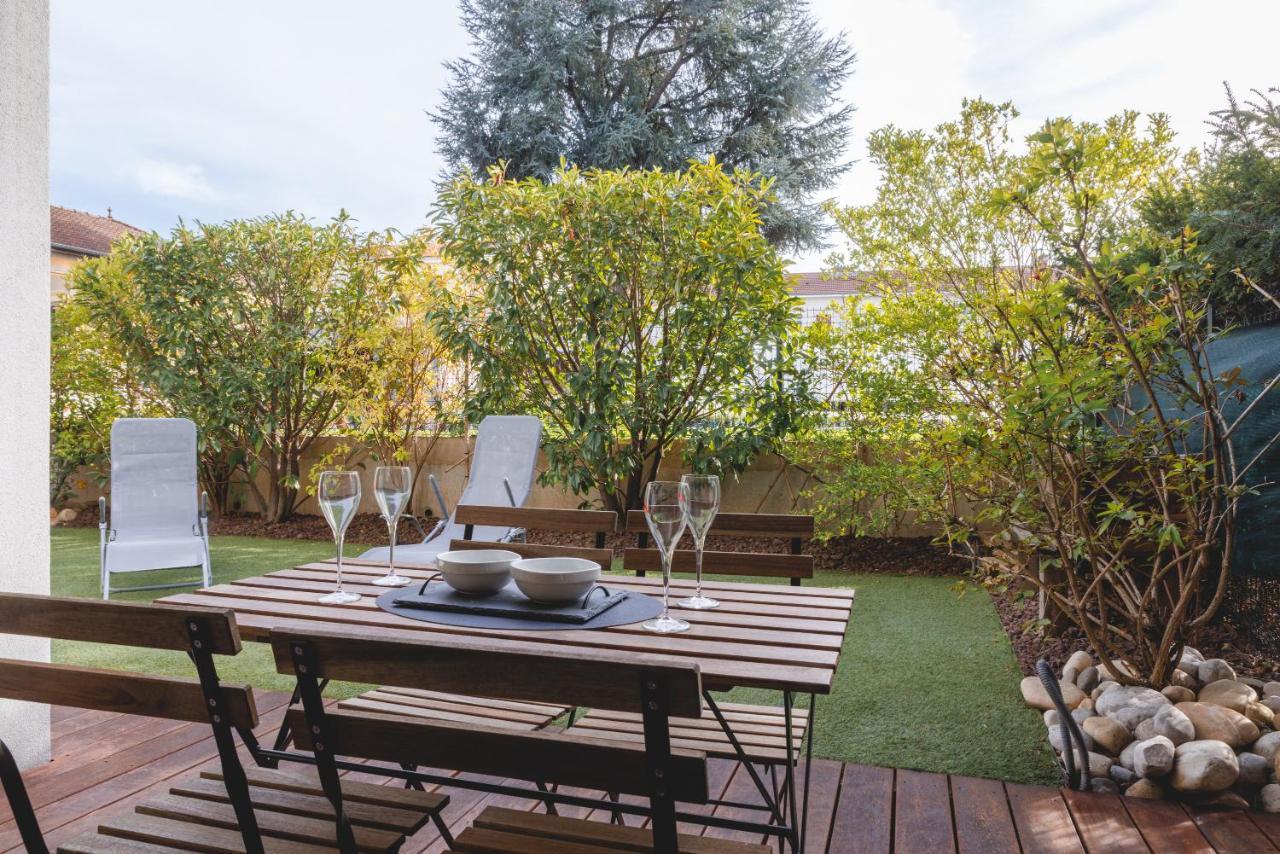 Superbe Appartement Terrasse Rdc - New Location Bourg-en-Bresse Dış mekan fotoğraf
